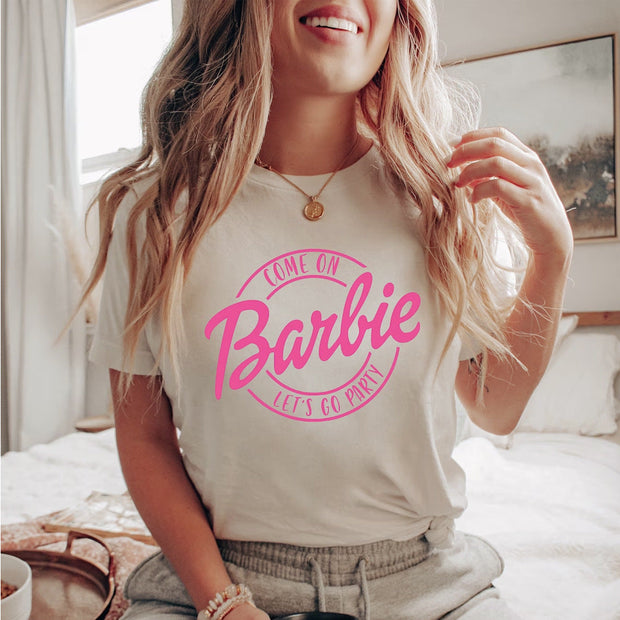 WW | Retro Party Barbie Print T-shirt