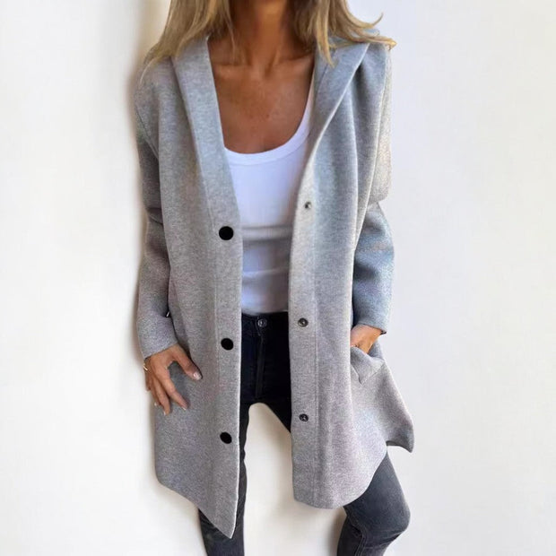 WW | Warmer Mantel Mit Kapuze