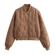 WW | Argyle-Muster Bomberjacke für Frauen