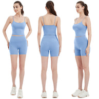Damen Sportliches Top und Shorts Set WW