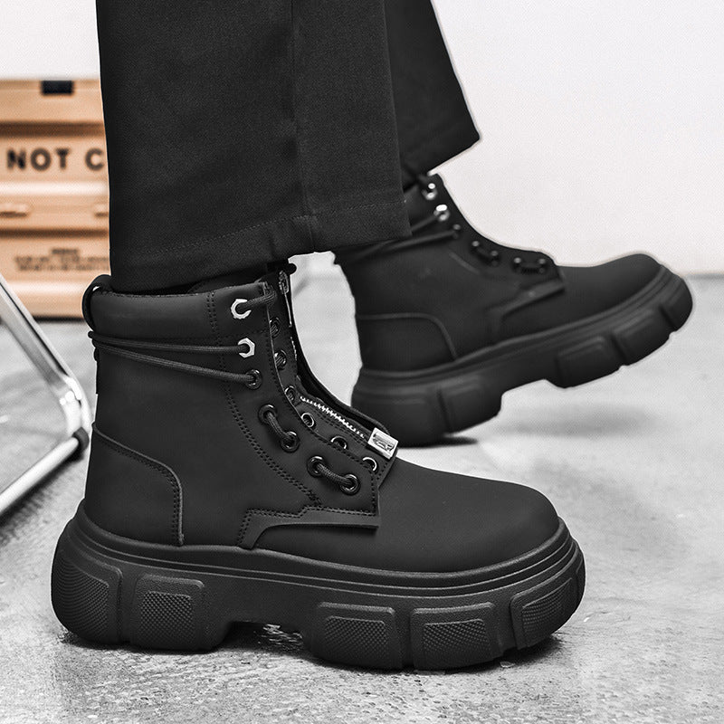 Damen robuste Combat Boots mit rutschfester Sohle und innovativem Schnürsystem WW