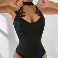 Damen Body mit elegantem Spitzendetail W&W