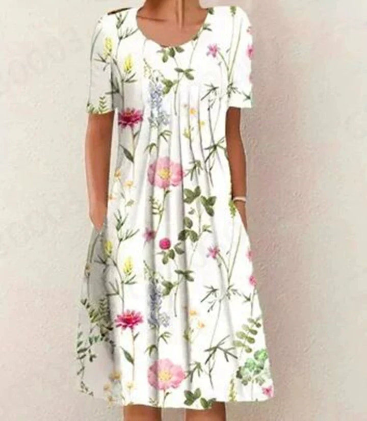 W&W Mode | Elegantes, Stilvolles Blumenkleid