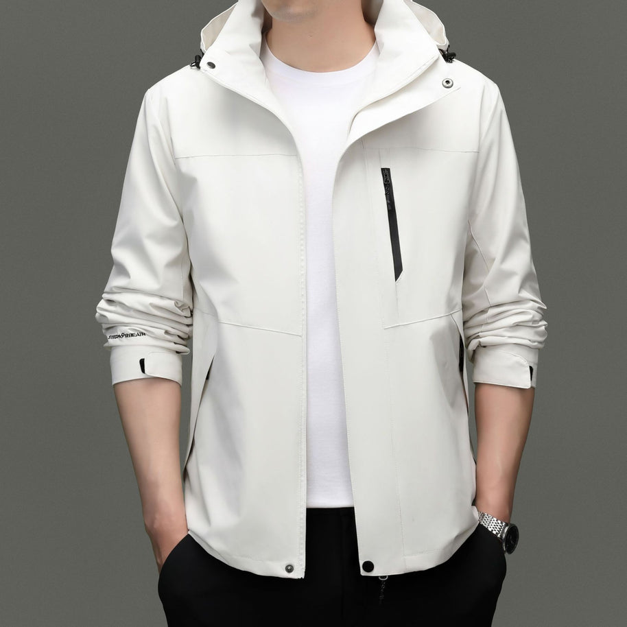 Herren Übergangsjacke mit stylischem Stehkragen und atmungsaktiven Eigenschaften WW