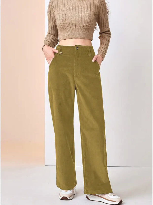 Damen Weite Cordhose WW