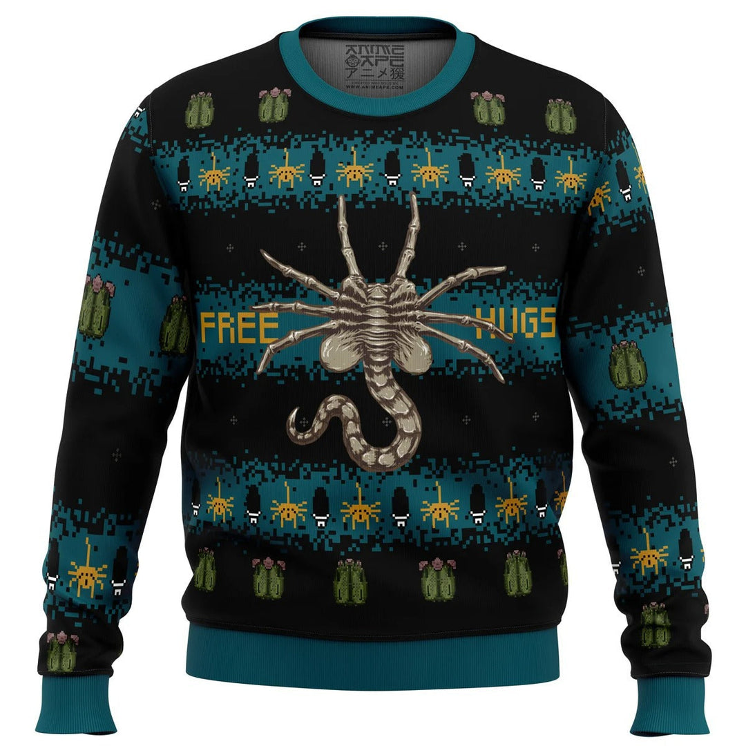W&W Mode | Skull Print - Festival der Holiday Prints Hässlicher Pullover