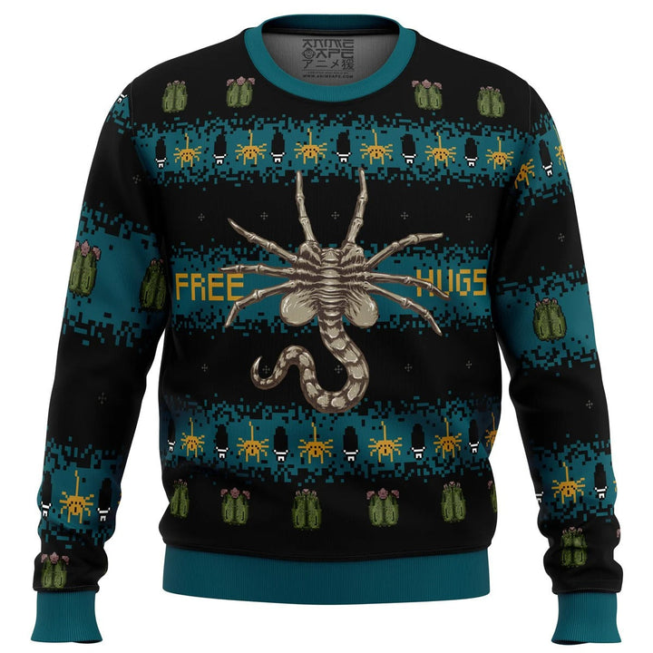 W&W Mode | Skull Print - Festival der Holiday Prints Hässlicher Pullover
