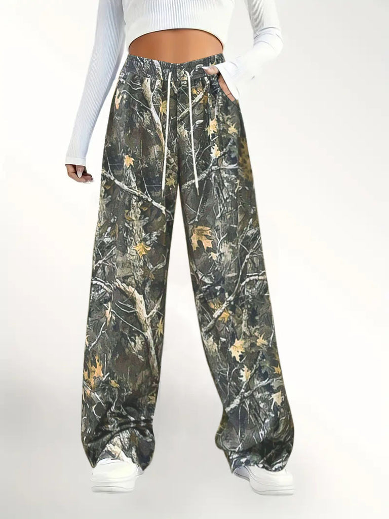 Damen Bequeme Cargohose im angesagten Camouflage-Design WW