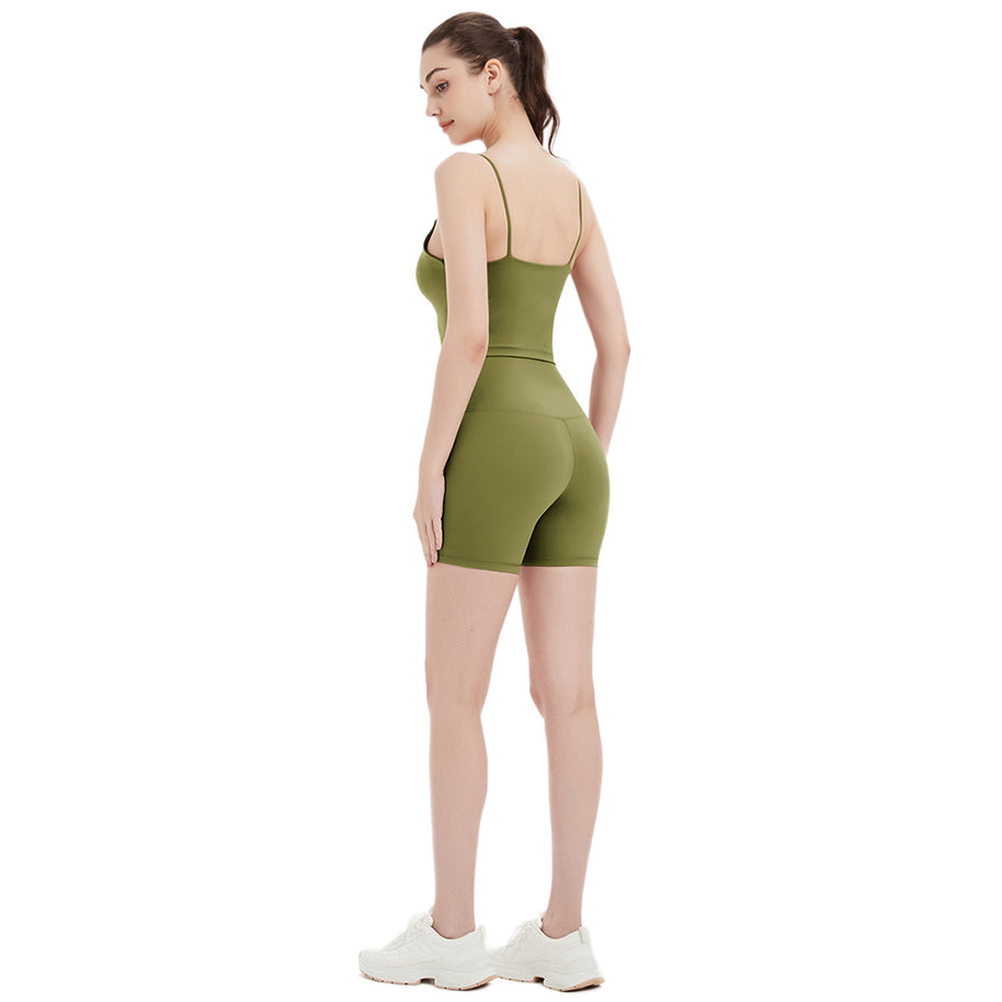 Damen Sportliches Top und Shorts Set WW