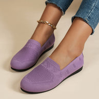 Damen Atmungsaktive Slip-On Espadrilles mit flexiblem Fußbett WW
