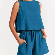 Damen Bequemes Jumpsuit mit weitem Schnitt und praktischen Taschen WW
