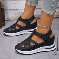 Damen sportliche Sandalen mit atmungsaktivem Obermaterial und rutschfester Sohle WW