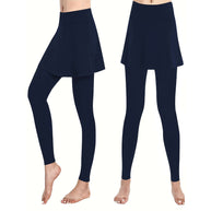 Damen Leggings mit schwingendem Rock WW