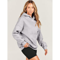 Damen bequeme Kapuzen-Sweatshirt WW