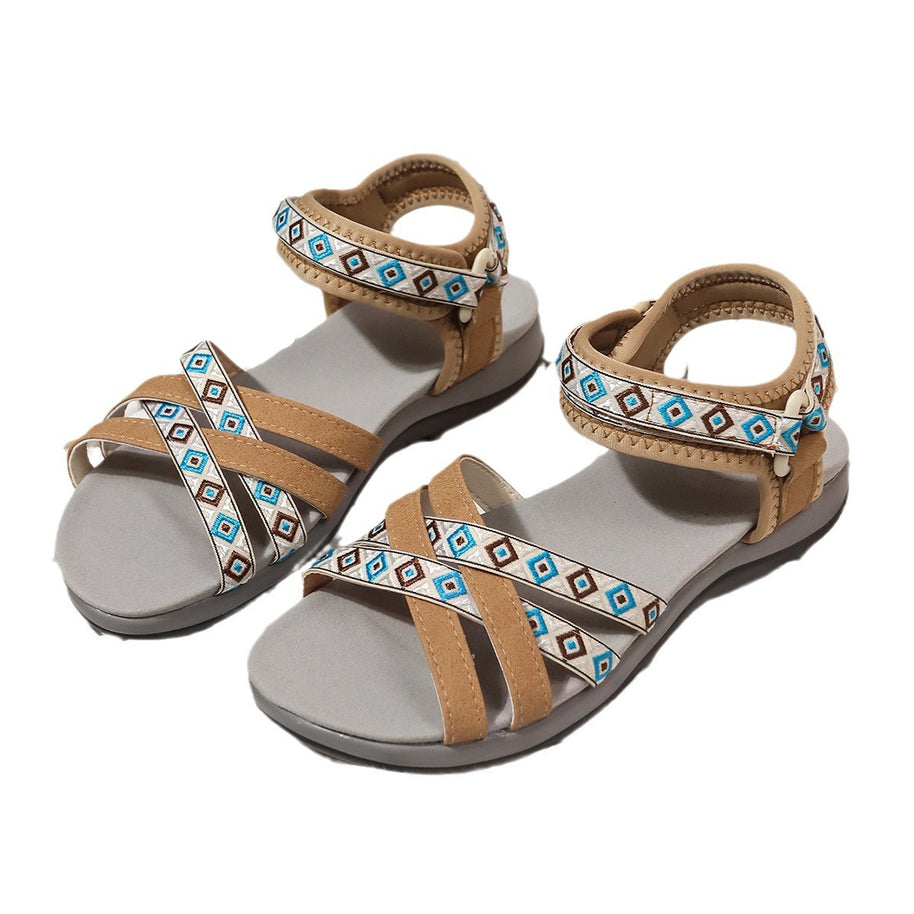 Damen Sportliche Sandalen mit verstellbaren Riemen und ergonomischer Fußbettung WW