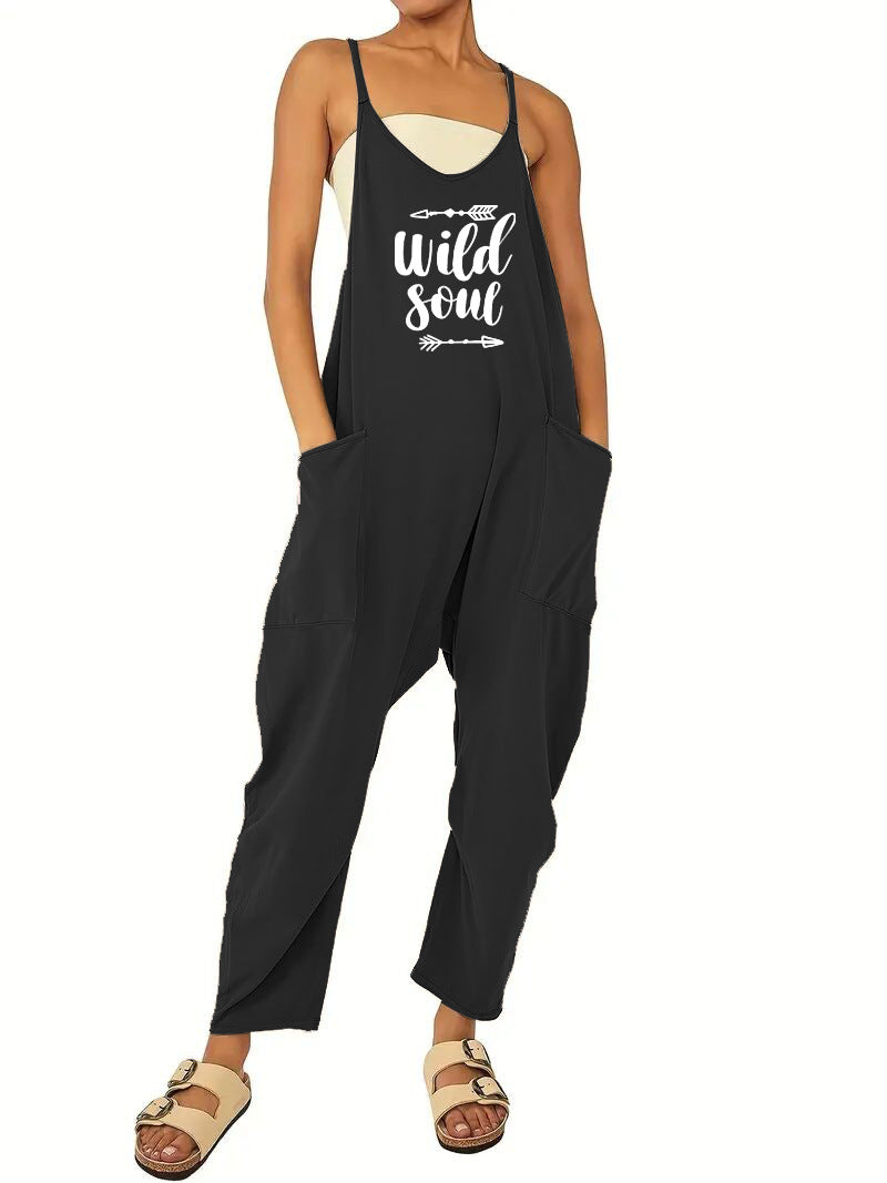Damen Jumpsuit mit lässigem Schnitt und praktischen Taschen W&W Mode