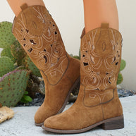 Damen Stiefel mit kunstvoller anatomischer Gestaltung WW