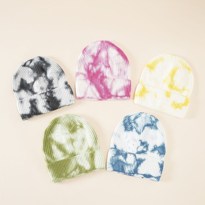 Damen Beanie-Mütze mit modernem Batikdesign und komfortabler Passform W&W Mode