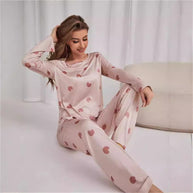Damen Satin Pyjama Set WW