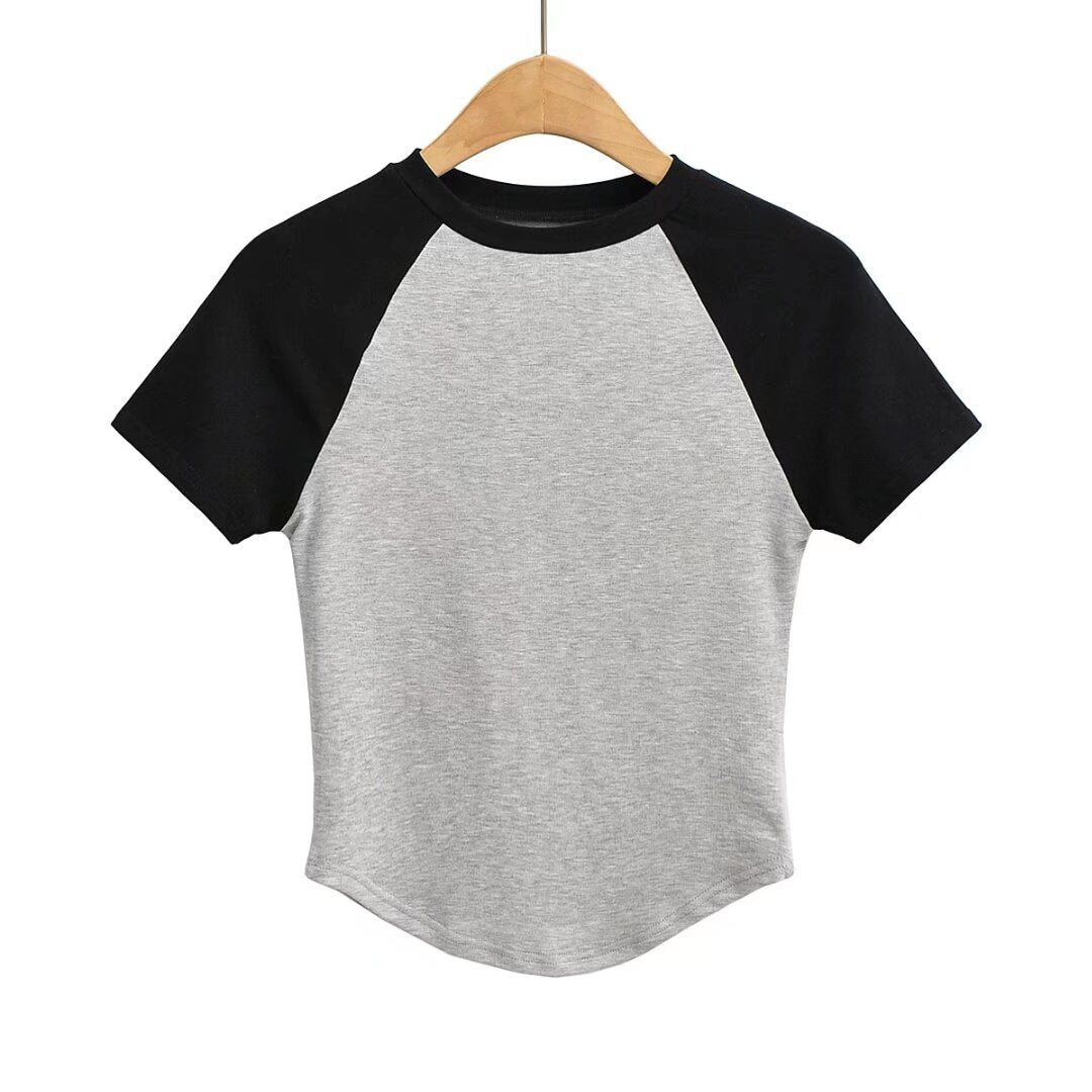 Damen Raglan-T-Shirt mit farblich abgesetzten Ärmeln und hochwertigem Komfortstoff WW