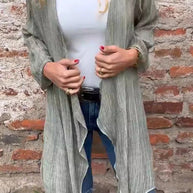 Damen luftiger Open-Front Kimono WW