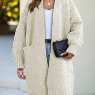 Damen Strickjacke mit Taschen WW