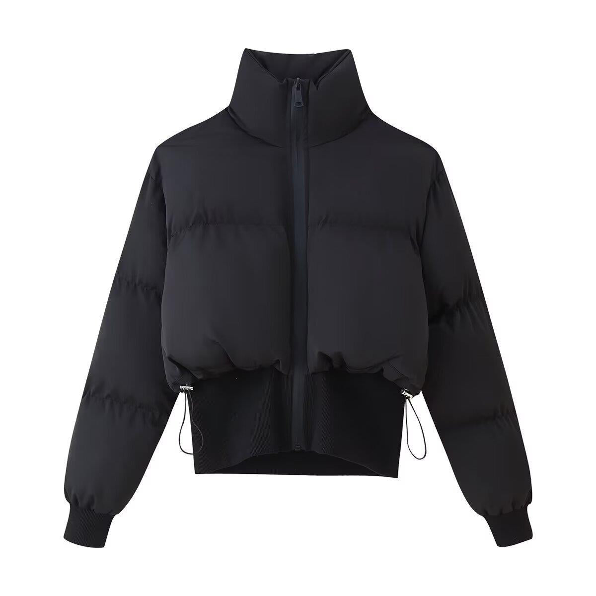 Damen Steppjacke mit hohem Kragen und elastischen Abschlüssen WW