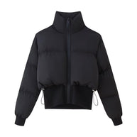 Damen Steppjacke mit hohem Kragen und elastischen Abschlüssen WW