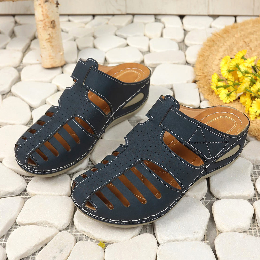 Damen Clogs mit atmungsaktiver Lochstruktur und rutschfester Sohle WW