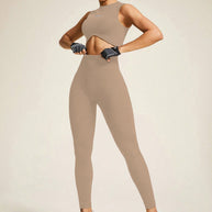 Damen Sportoberteil und Hochleistung Leggings Set WW