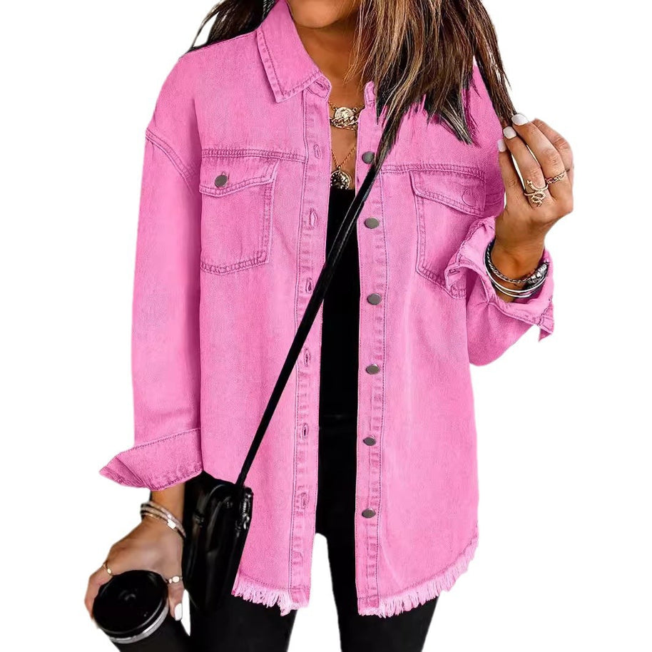 Femme Destroyed Denim Westernjacke WW