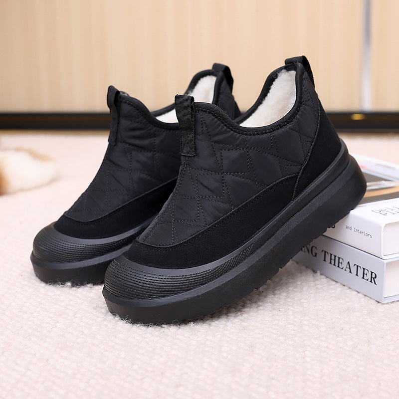 Damen Bequeme und wetterfeste Slip-On Boots mit weichem Innenfutter WW