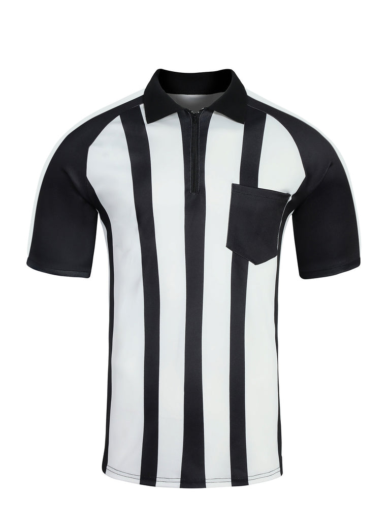 Herren sportliches Polo-Shirt mit Reißverschluss und Brusttasche WW