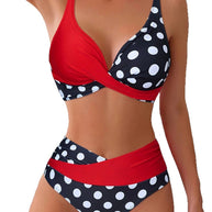 Damen Bikini-Set mit innovativem Wickeldesign und hochgeschnittenen Shorts WW