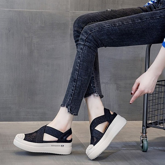 W&W Mode | Lässige Sandalen Aus Atmungsaktivem Mesh