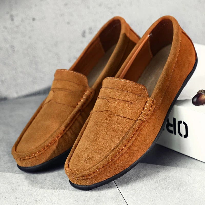 WW | Klassische Wildleder Loafer Für Herren