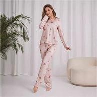 Damen Satin Pyjama Set WW