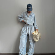 Damen Sportliche Fleece Loungewear-Anzug WW