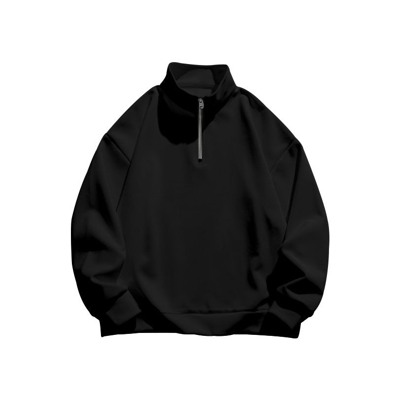 Herren hochfrequente Sweatshirt Jacke mit Stehkragen und Reißverschluss WW
