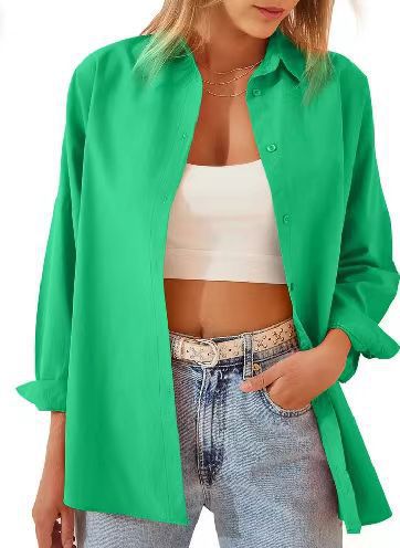 Damen Hemdbluse im lässigen Schnitt mit langen Ärmeln und modernen Details WW