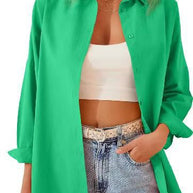 Damen Hemdbluse im lässigen Schnitt mit langen Ärmeln und modernen Details WW