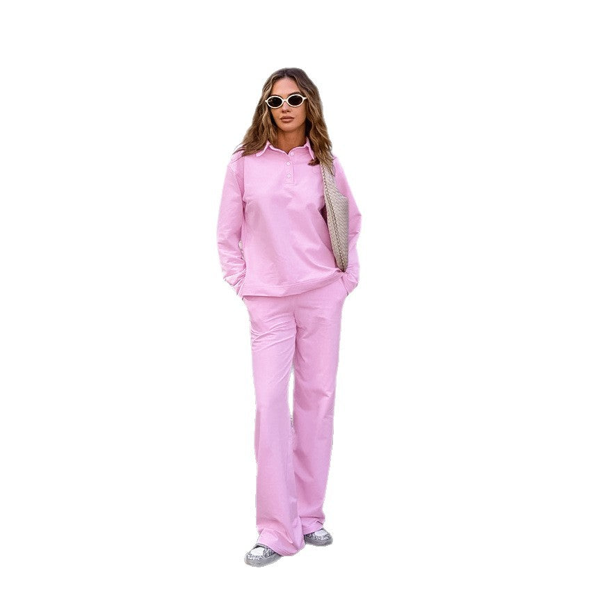 Damen Bequemes Sweatpants-Set mit lässigem Schnitt WW