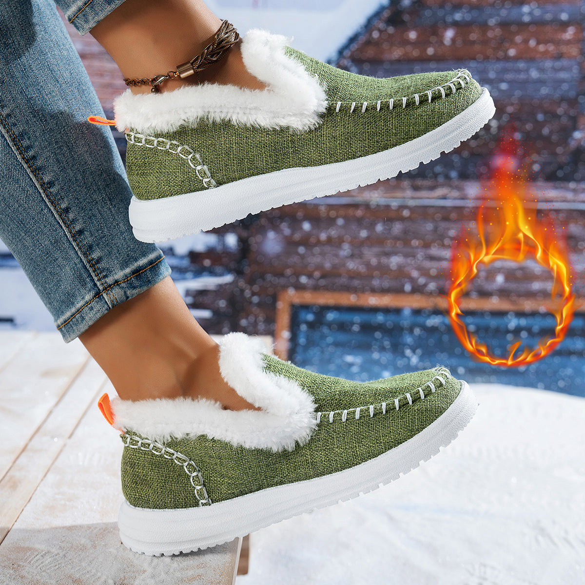Damen Bequeme und kuschelig gefütterte Sneaker WW