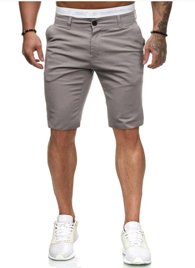 Herren Chino Stil Freizeit Shorts WW