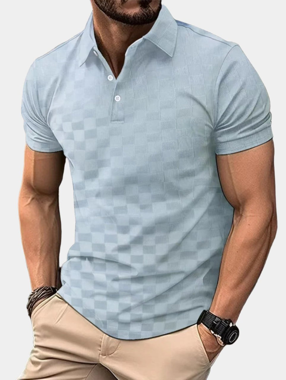 WW | Slim Fit Karo Poloshirt Für Herren