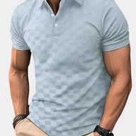 WW | Slim Fit Karo Poloshirt Für Herren