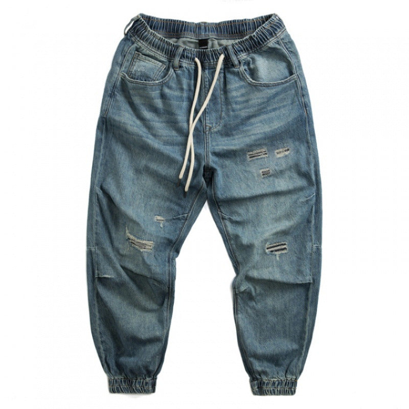 Herren lässige Jeans mit modischem Destroyed-Look WW