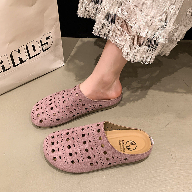 Damen Clogs mit atemberaubendem Perforationsdesign und anpassbarem Komfort WW