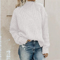 WW | Warme Strick Damenpullover