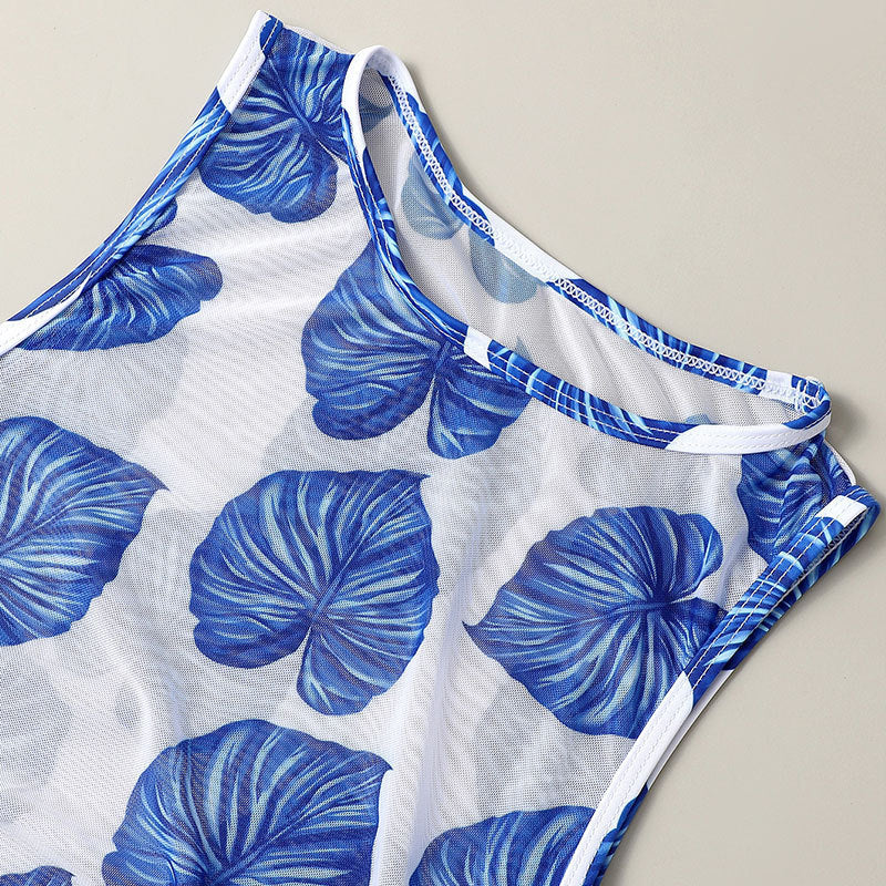 Damen Strandkleid mit passendem Bikini-Set WW